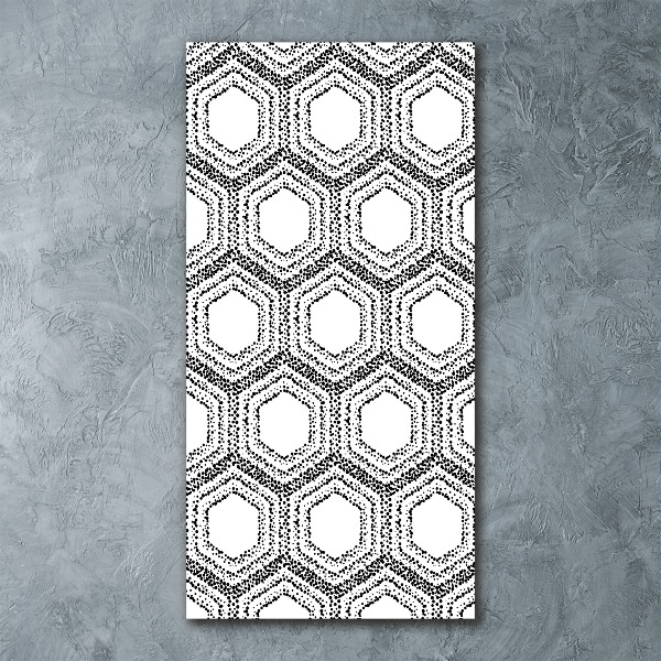 Cuadro de metacrilato vertical Fondo geométrico