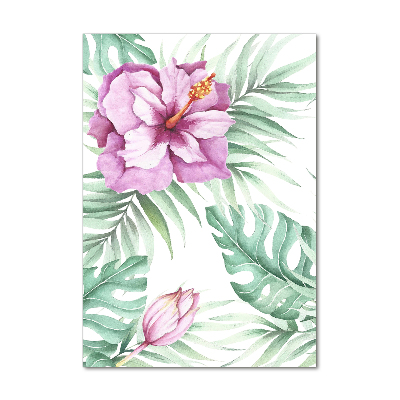 Impresión en metacrilato de alta calidad vertical Patrón hawaiano