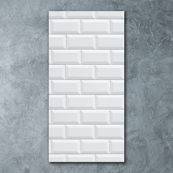 Cuadro de metacrilato moderno efecto cristal vertical pared de cerámica