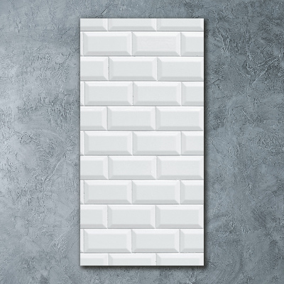 Cuadro de metacrilato moderno efecto cristal vertical pared de cerámica