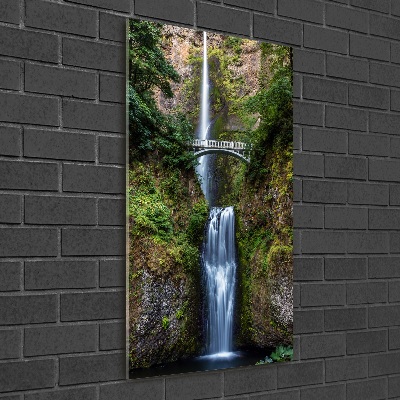 Cuadro decorativo en acrílico brillante vertical Cascada