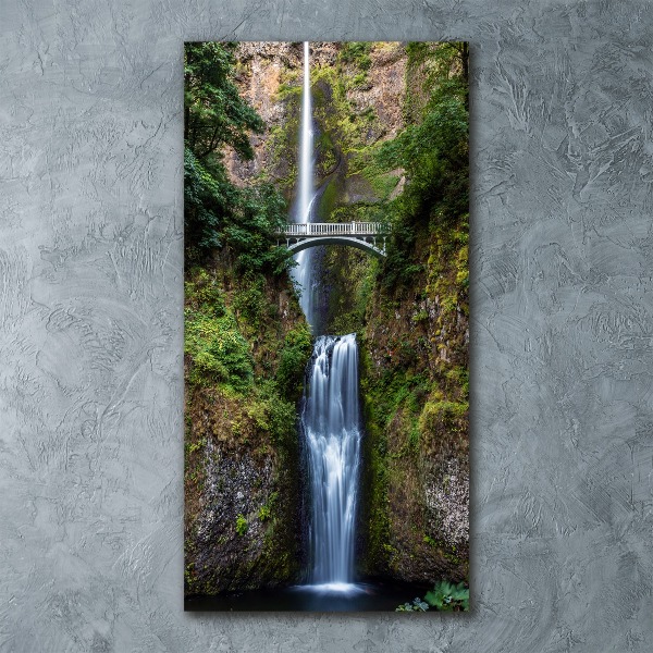 Cuadro decorativo en acrílico brillante vertical Cascada