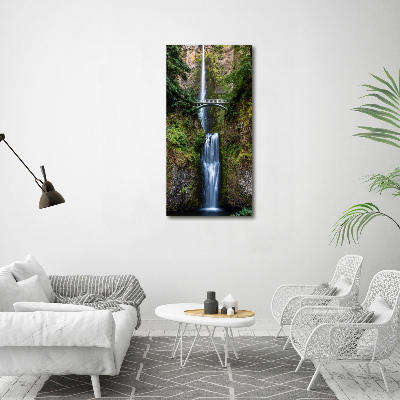 Cuadro decorativo en acrílico brillante vertical Cascada