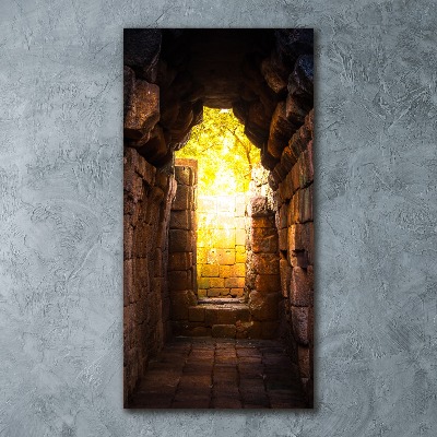 Impresión en metacrilato de alta calidad vertical Las bodegas del castillo