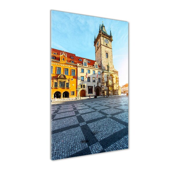 Cuadro decorativo en acrílico brillante vertical Praga, República Checa