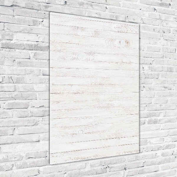 Impresión en metacrilato de alta calidad vertical Fondo de madera