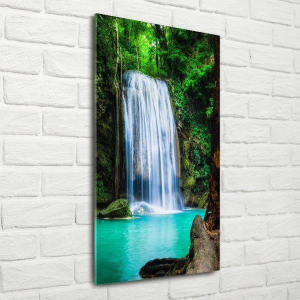 Cuadro decorativo en acrílico brillante vertical Cascada