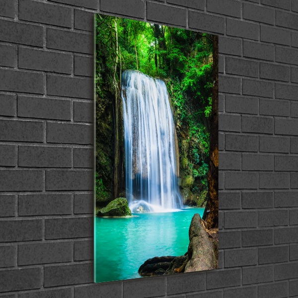 Cuadro decorativo en acrílico brillante vertical Cascada