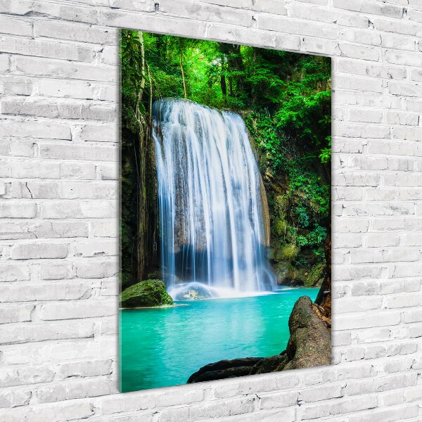 Cuadro decorativo en acrílico brillante vertical Cascada