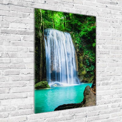 Cuadro decorativo en acrílico brillante vertical Cascada