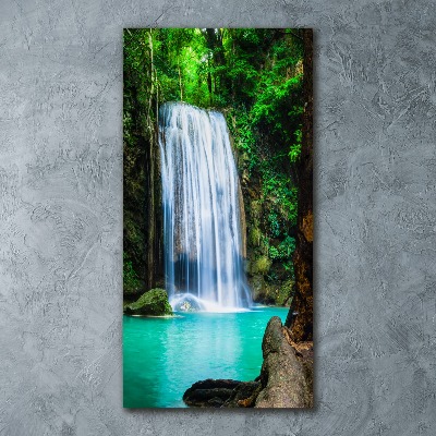 Cuadro decorativo en acrílico brillante vertical Cascada