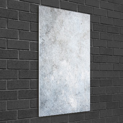 Cuadro de metacrilato vertical Fondo de hormigón