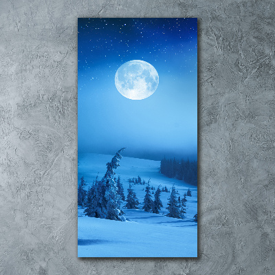 Cuadro de metacrilato vertical Luna llena