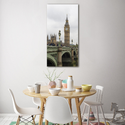 Cuadro de metacrilato vertical Big Ben de Londres