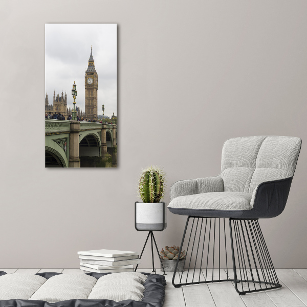 Cuadro de metacrilato vertical Big Ben de Londres