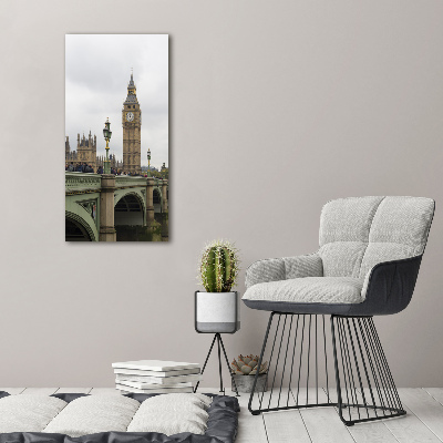 Cuadro de metacrilato vertical Big Ben de Londres