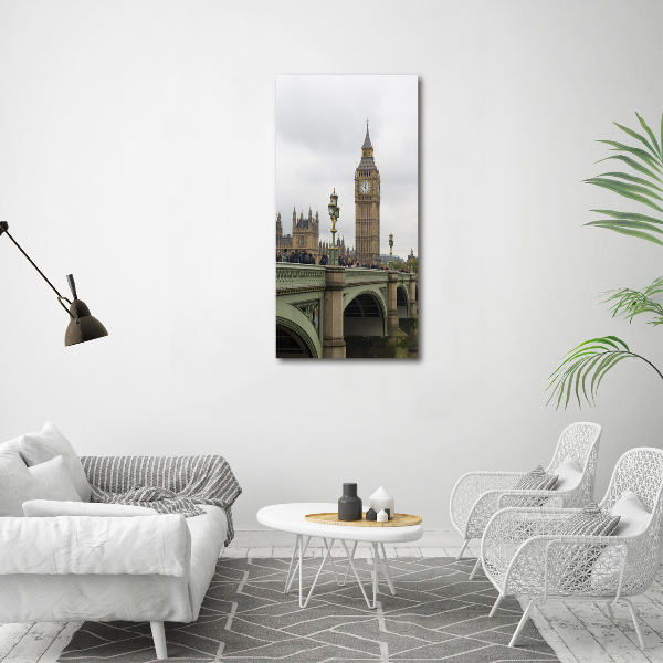 Cuadro de metacrilato vertical Big Ben de Londres
