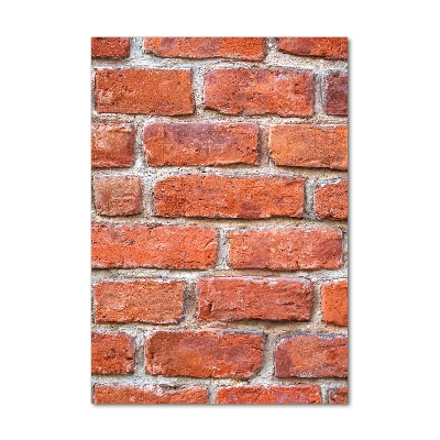 Impresión en metacrilato de alta calidad vertical pared de ladrillos