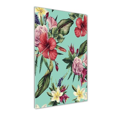 Cuadro de metacrilato vertical Patrón hawaiano