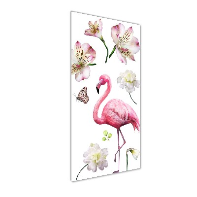 Cuadro decorativo en acrílico brillante vertical Colección tropical