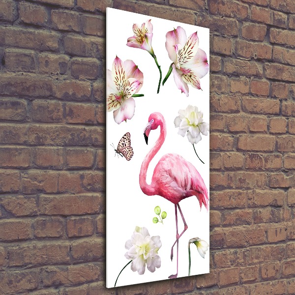 Cuadro decorativo en acrílico brillante vertical Colección tropical