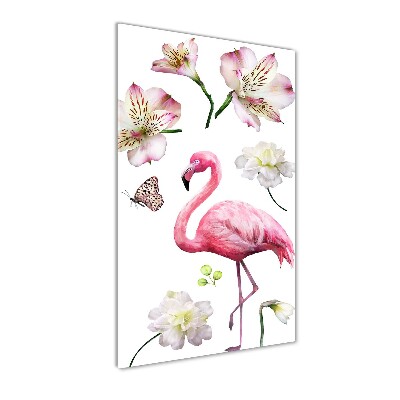 Cuadro decorativo en acrílico brillante vertical Colección tropical