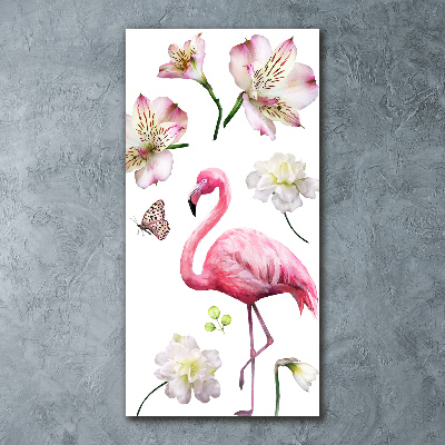 Cuadro decorativo en acrílico brillante vertical Colección tropical