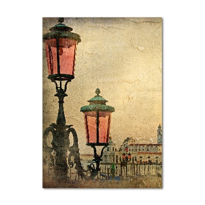 Cuadro de metacrilato moderno efecto cristal vertical Venecia, Italia