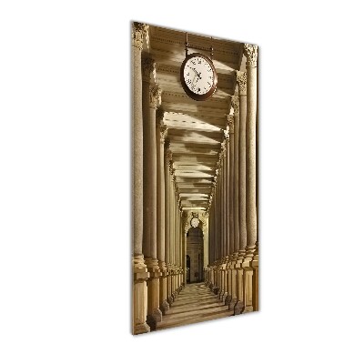 Cuadro decorativo en acrílico brillante vertical Columnata del mercado