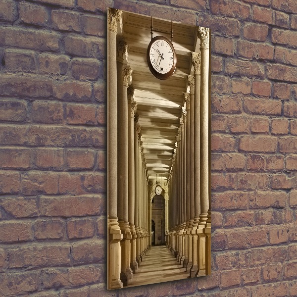 Cuadro decorativo en acrílico brillante vertical Columnata del mercado