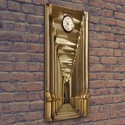 Cuadro decorativo en acrílico brillante vertical Columnata del mercado