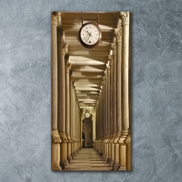 Cuadro decorativo en acrílico brillante vertical Columnata del mercado