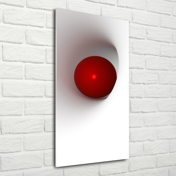 Obraz zdjęcie na ścianę akryl pionowy Abstrakcja kula