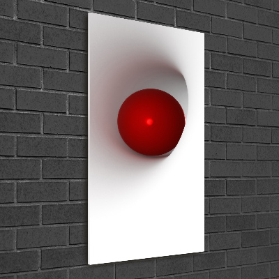 Obraz zdjęcie na ścianę akryl pionowy Abstrakcja kula