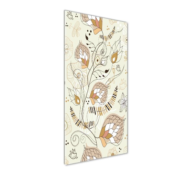 Cuadro de metacrilato moderno efecto cristal vertical Adornos