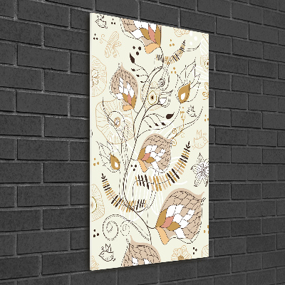 Cuadro de metacrilato moderno efecto cristal vertical Adornos