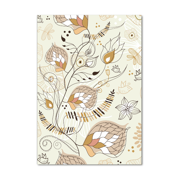 Cuadro de metacrilato moderno efecto cristal vertical Adornos