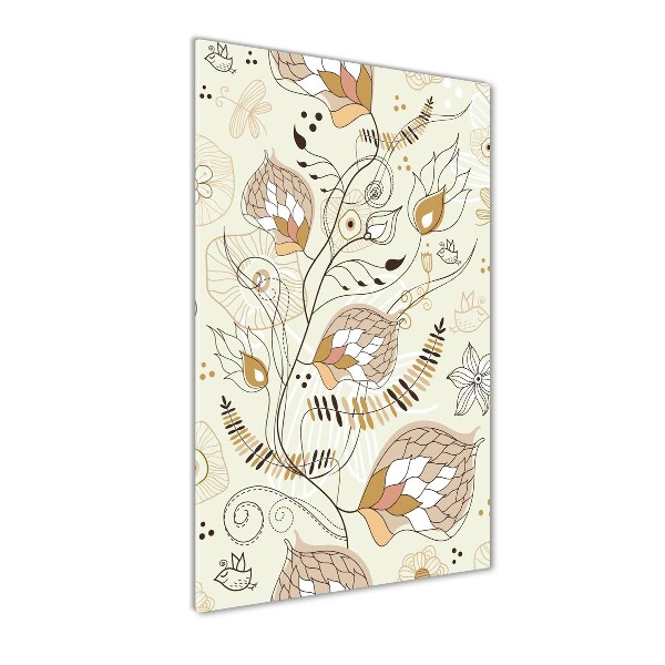 Cuadro de metacrilato moderno efecto cristal vertical Adornos