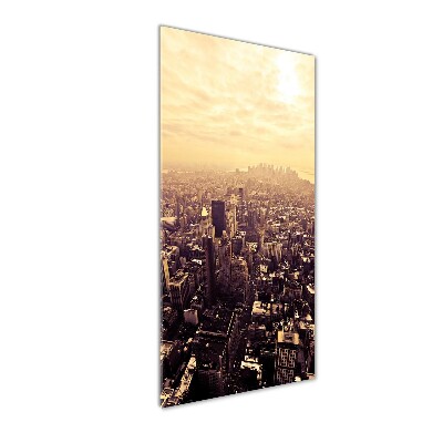Cuadro de metacrilato vertical Manhattan Nueva York