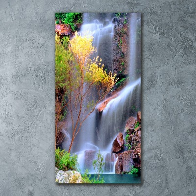 Cuadro decorativo en acrílico brillante vertical Cascada