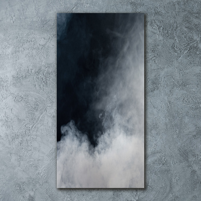 Cuadro de metacrilato vertical Humo blanco