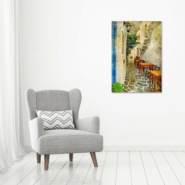 Foto obraz akryl pionowy Greckie tawerny