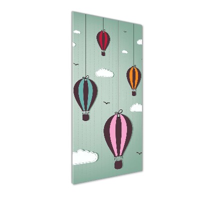 Cuadro de metacrilato vertical Globos voladores