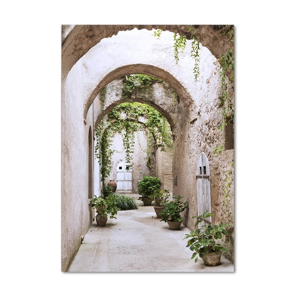 Impresión en metacrilato de alta calidad vertical Arcade en el castillo