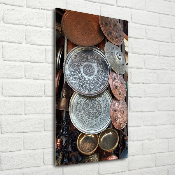 Cuadro de metacrilato moderno efecto cristal vertical Bazar en Damasco