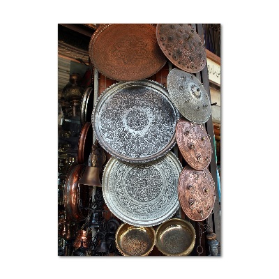 Cuadro de metacrilato moderno efecto cristal vertical Bazar en Damasco