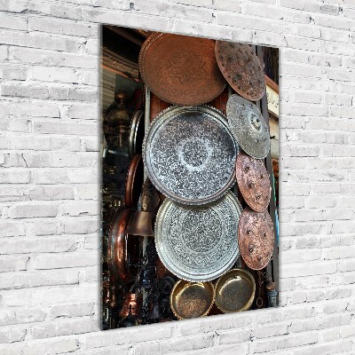 Cuadro de metacrilato moderno efecto cristal vertical Bazar en Damasco