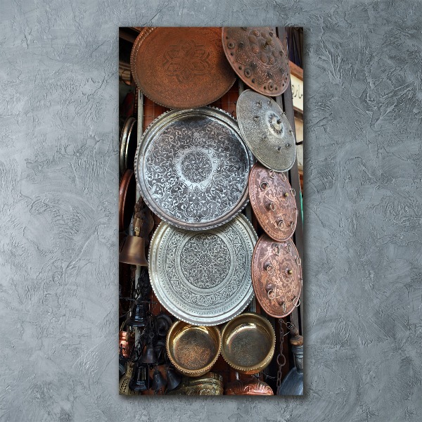 Cuadro de metacrilato moderno efecto cristal vertical Bazar en Damasco