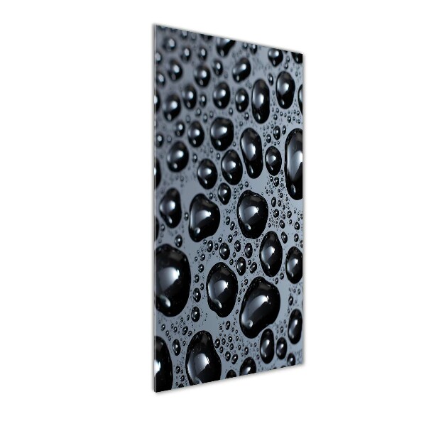 Cuadro de metacrilato vertical Gotas de agua