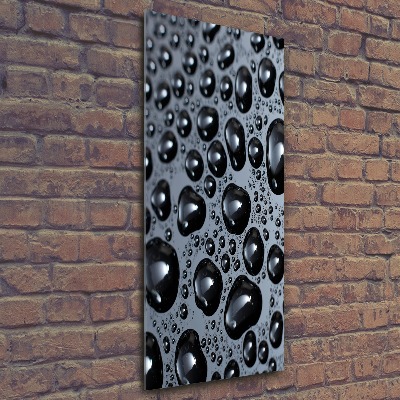Cuadro de metacrilato vertical Gotas de agua
